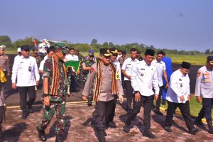 Kapolda Lampung Pimpin Monitoring Operasi Tuhuk Krakatau 2025 di Ajang World Surfing League (WSL) Krui Pro 2025.  