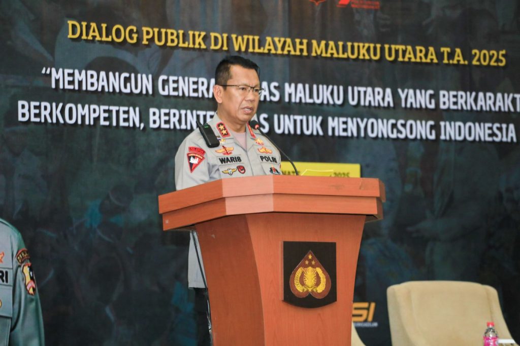 Gelar Dialog Publik di Malut, Divhumas Polri Gaungkan Semangat Generasi Berkarakter dan Berintegritas.  