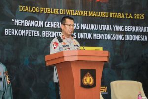 Gelar Dialog Publik di Malut, Divhumas Polri Gaungkan Semangat Generasi Berkarakter dan Berintegritas.  