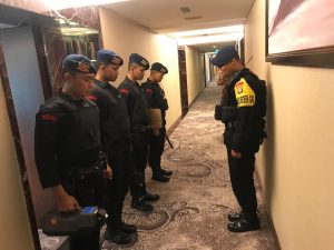 Brimob Polda Metro Jaya Siaga Penuh Amankan Kunjungan Delegasi Turkish Gendarmerie.   