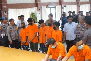 Polres Metro Bekasi Ungkap Kasus Komplotan Curanmor Beraksi 37 Kali di Kabupaten Bekasi.   