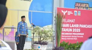 Camat Penjaringan Darmawan Memperingati Hari Lahir Nya Pancasila Dengan Penuh Hikmat