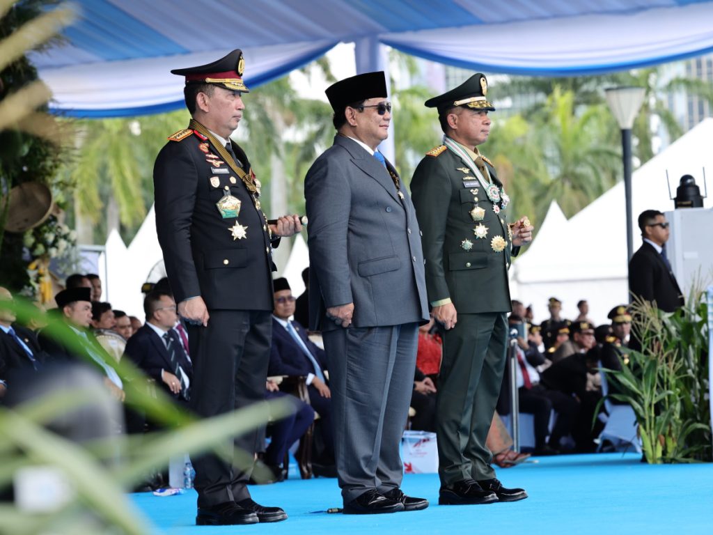 Prabowo Apresiasi Polri Bantu Peningkatan Produksi Pangan Nasional.  