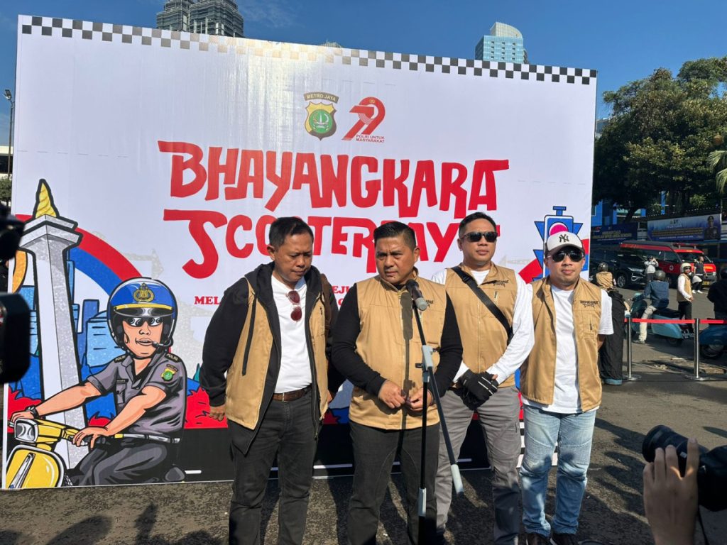 Ribuan Biker Ramaikan Bhayangkara Scooter Days di Jakarta, Kapolda: Ini Wadah Kampanye Safety Riding.