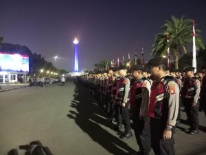 Aksi Damai Bela Palestina Digelar di Monas, 2.123 Personel Gabungan Disiagakan, Pelayanan Masyarakat Diperkuat.     
