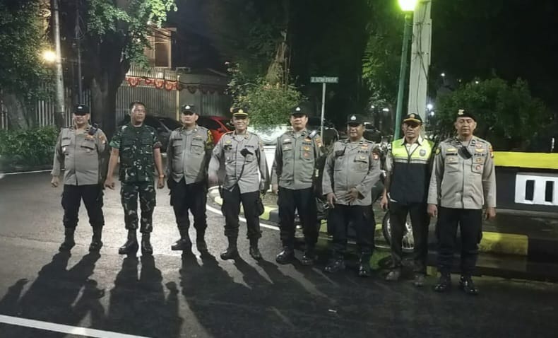 Patroli 3 Pilar Menteng Cegah Balap Liar dan Gangguan Kamtibmas di Jalan Teuku Umar.   